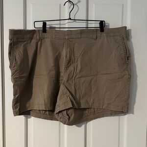 Lane Bryant Khaki Shorts